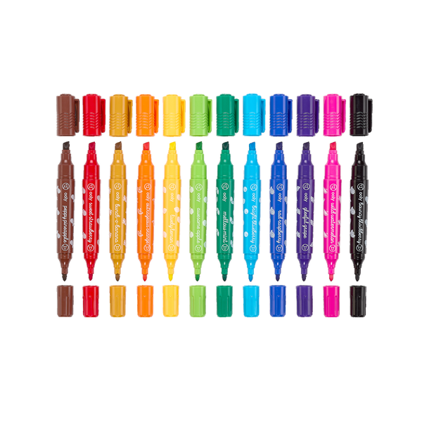 Yummy Yummy: 12 Double-ended Scented Markers - Ages 3+