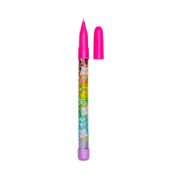 Rainbow Glitter Wand Pen