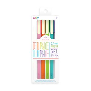 Fine Line Gel Pens - Ages 6+