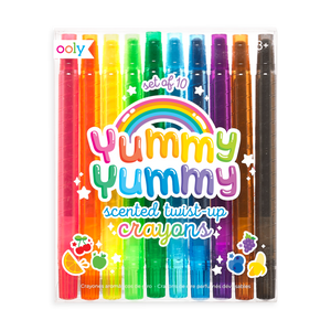 Yummy Yummy Scented Twist-up Crayons - Ages 3+
