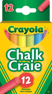 Chalk: Coloured, 12 Count - Ages 4+
