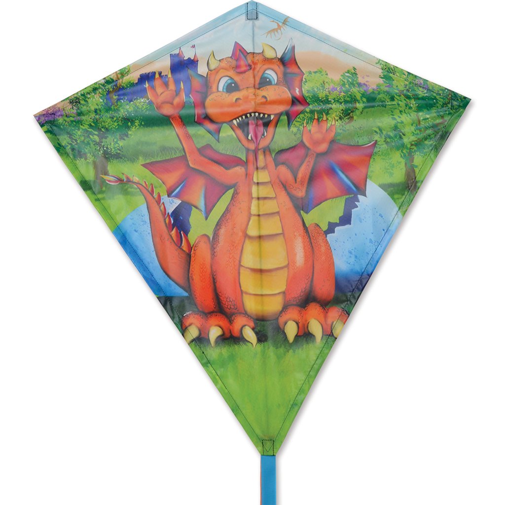 30" Diamond Kite - Baby Dragon Ages 5+