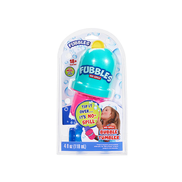 Fubbles No-Spill Bubble Tumbler: Multiple Colours Available - Ages 18mth+