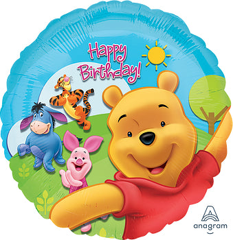 Pooh and Friends Sunny Birthday 17" Balloon