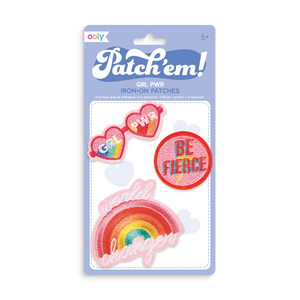 Patch 'em!: 3 Iron-on Patches: Multiple Styles Available - Ages 6+