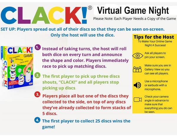 Clack! Game - Ages 5+