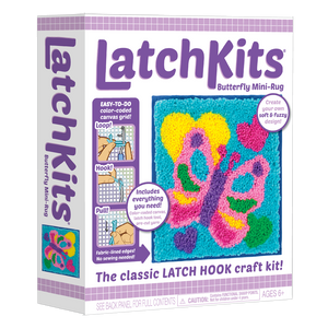 Latch Kits: Butterfly Mini Rug - Ages 6+