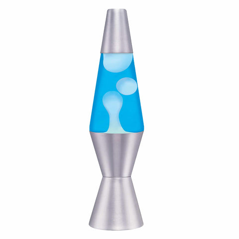 11.5” LAVA® Lamp: White/Blue/Silver - Ages 8+
