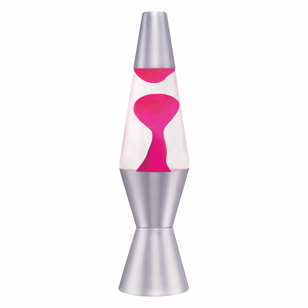 11.5” LAVA® Lamp: Pink/Clear/Silver - Ages 8+