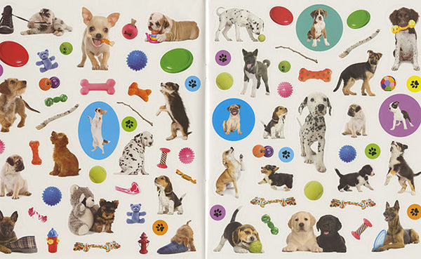 AB: EyeLike: Puppies 400 Reusable Stickers - Ages 3+