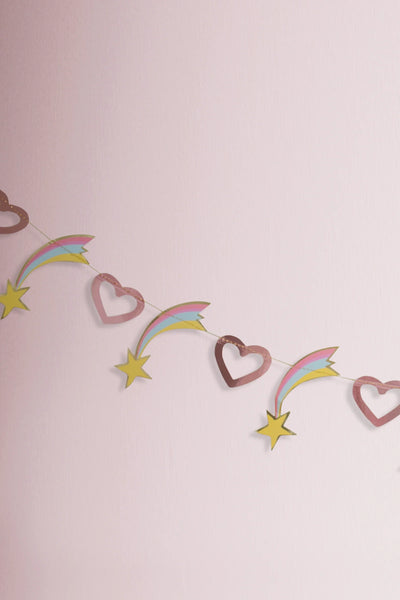 GP: Heart & Shooting Star Garland