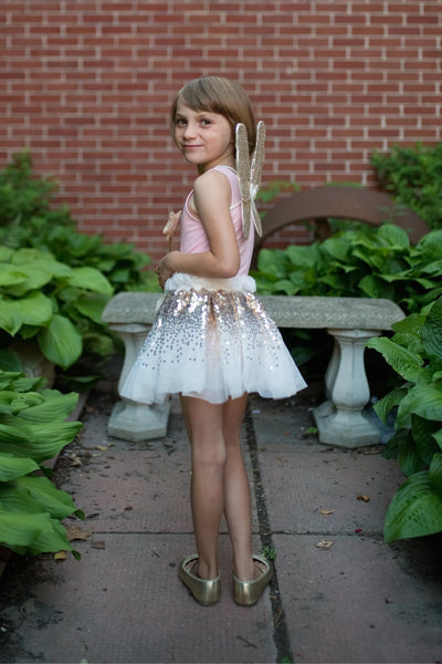 GP: Gracious Gold Sequins Tutu, Wings and Wand Set - Size 4-6