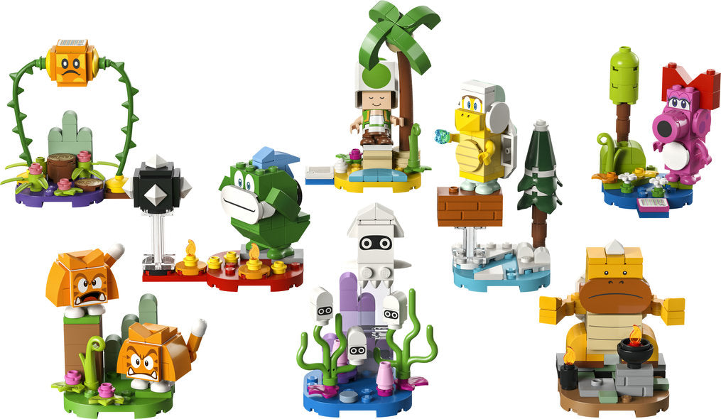 スーパーマリオ6点セット(Super Mario 6 sets) Super Mario Character Packs: Series 6 - Ages 7+ – Playful Minds