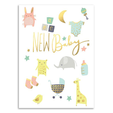 GC: Baby Icons - New Baby Card
