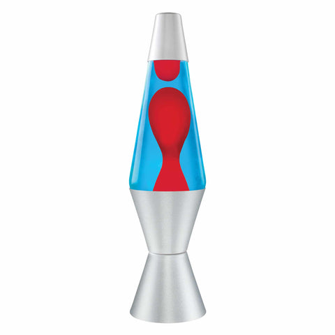 SCHY: 14.5” LAVA® Lamp Red/Blue/Silver - Ages 8+