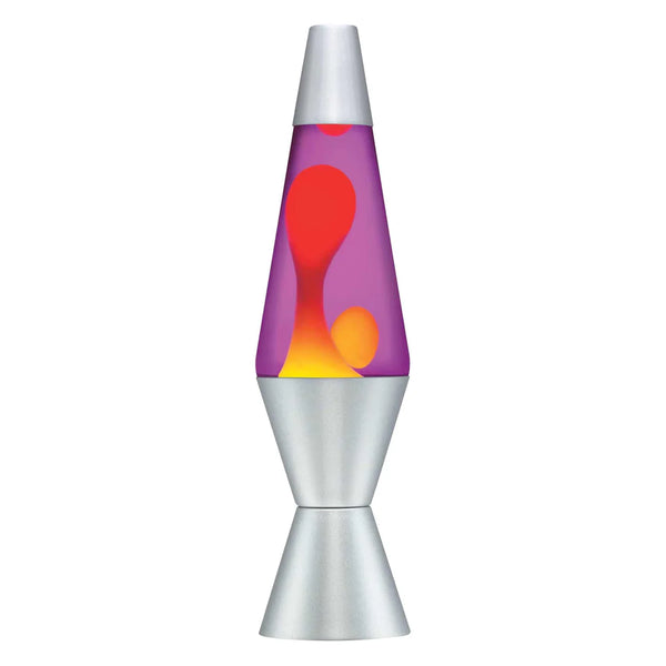 11.5” LAVA® Lamp Yellow/Purple/Silver