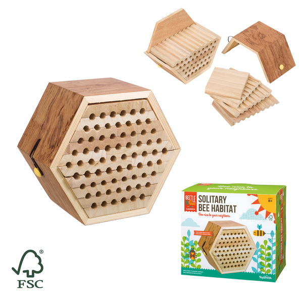 Beetle & Bee Garden: Solitary Bee Habitat - Ages 8+