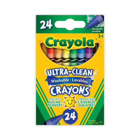 Crayons: Ultra-Clean Washable, 24 Count - Ages 3+