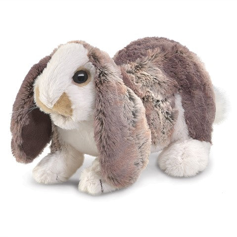 Folkmanis: Baby Lop Rabbit Puppet - Ages 3+