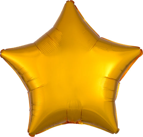 Metallic Gold Decorator Star Balloon 19"