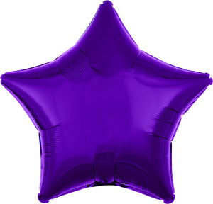 19" Balloon: Metallic Purple Decorator Star