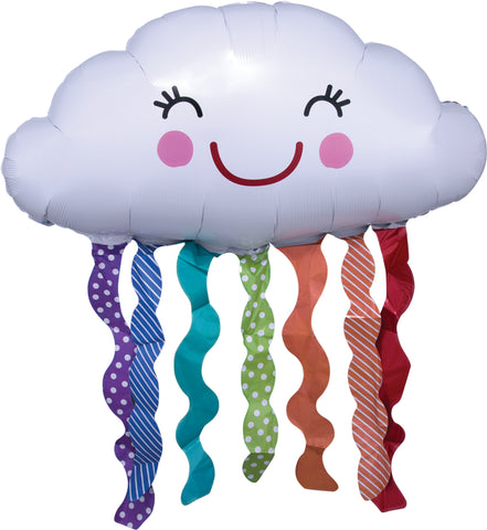 Rainbow Cloud Balloon 30"