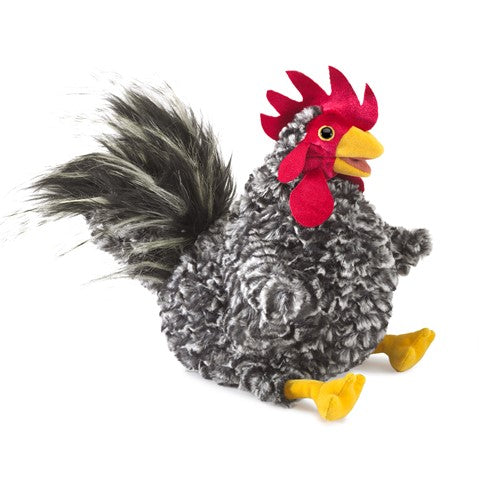 Folkmanis: Barred Rock Rooster Puppet - Ages 3+