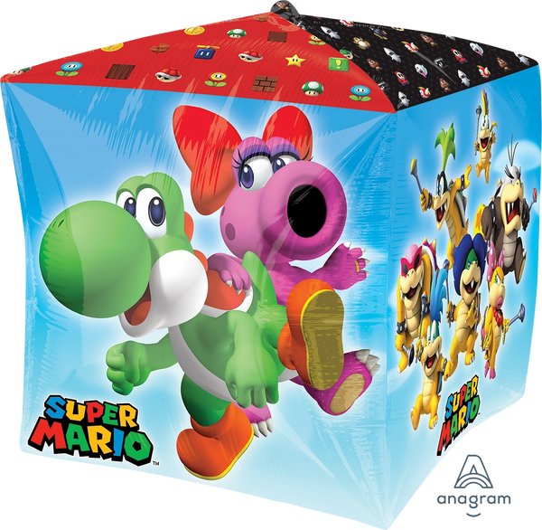 Mario Bros Cubez Balloon 38"