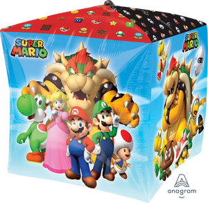 Mario Bros Cubez Balloon 38"
