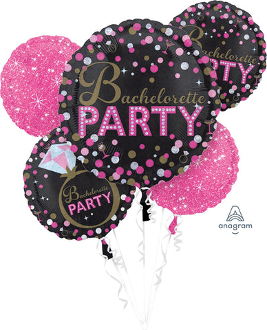 Bachelorette Sassy Party 5 Balloon Bouquet