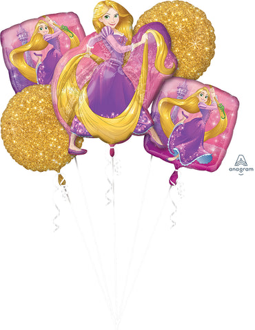 Rapunzel 5 Balloon Bouquet