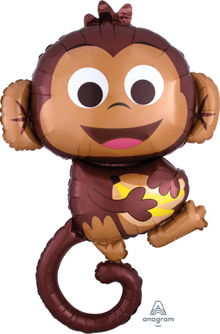 36" Balloon: Happy Monkey