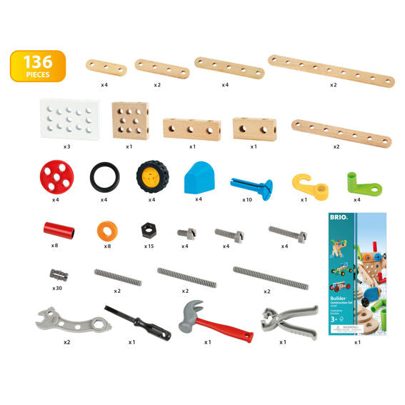 Brio: Builder Construction Set - Ages 3+