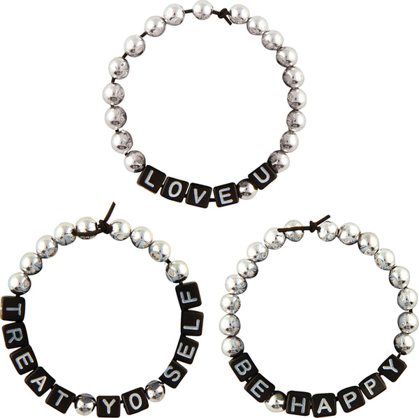 Tell Your Story Ens. alphabet beads- Black Cube Ages 8+