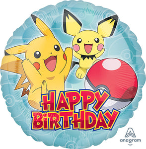 Pokémon HBD Balloon 17"