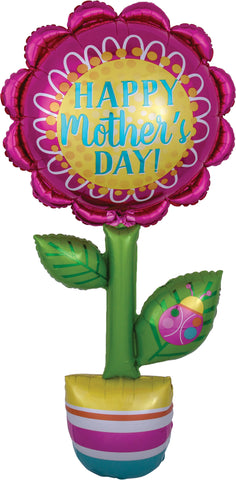 Happy Mother's Day Flower Balloon 63"