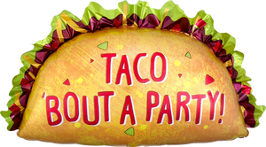 Taco Party Balloon 33"