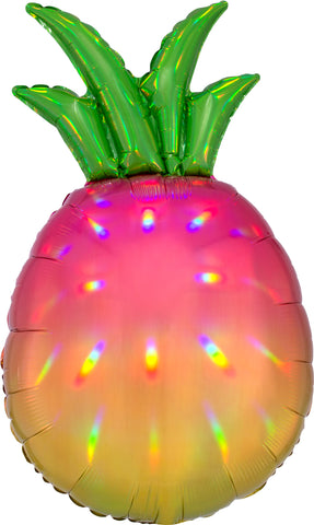 Iridescent Pineapple Balloon 31"