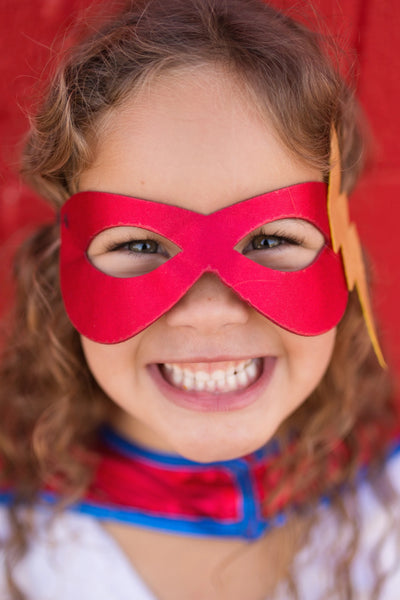 Superhero Tutu, Cape & Mask Set Red
