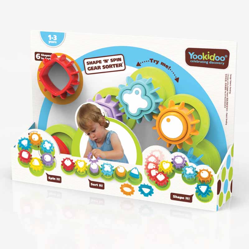 Shape 'n' Spin Gear Sorter - Ages 12mths+