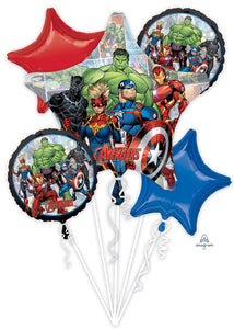 Avengers Powers Unite 5 Balloon Bouquet