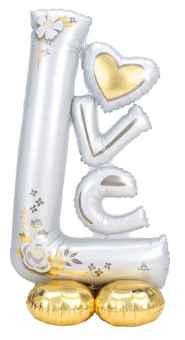 L-O-V-E Wedding AirLoonz™ Balloon 58" AIR-FILL
