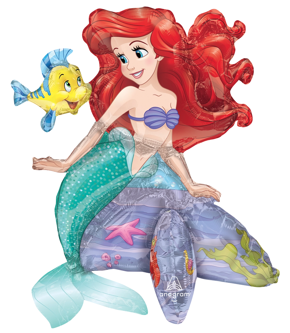 Ariel the Little Mermaid AIR-FILL Balloon 20"