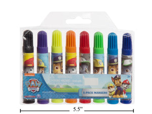 Paw Patrol: 8pc Marker Pack - Ages 3+