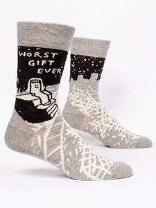 Worst Gift Ever Men's Crew Socks - Size 7-12