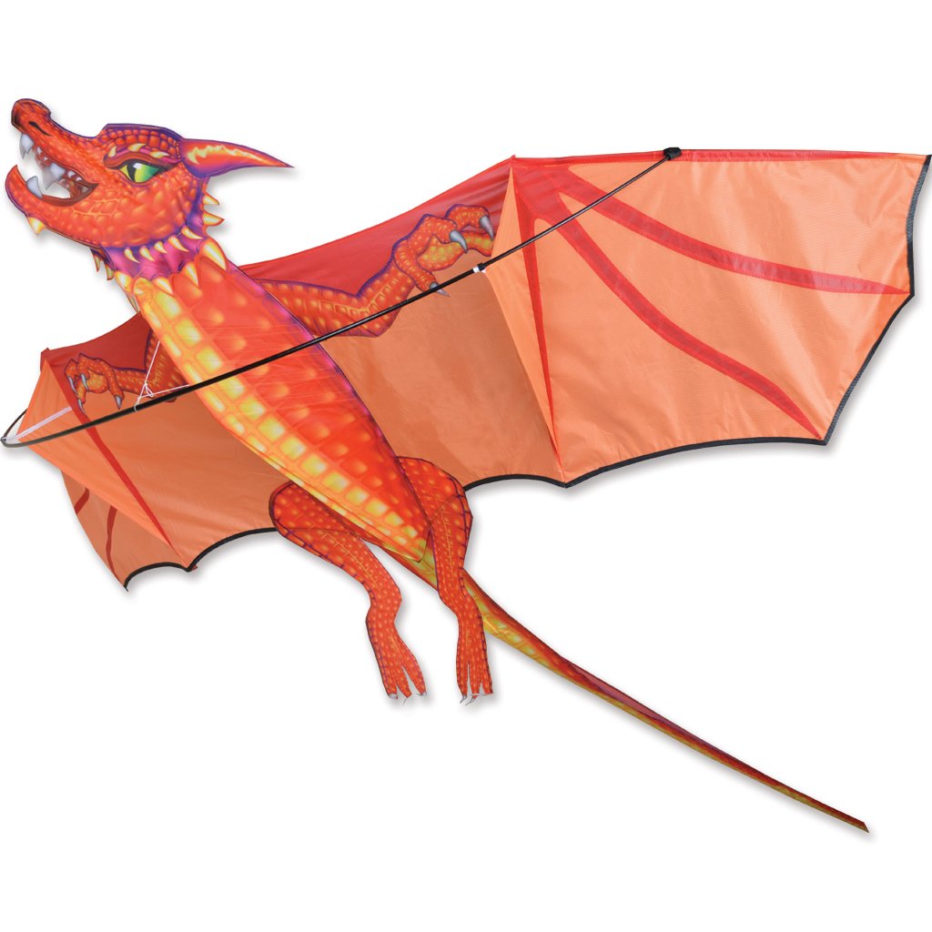 70" 3D Dragon Kite - Emberscale Ages 5+