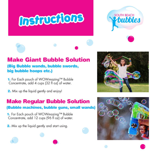 WOWmazing Bubble Concentrate Refills: 3Pk - Ages 6+