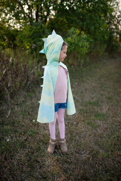 GP: Rainbow Reversible Unicorn/Dragon Cape - Size 5-6