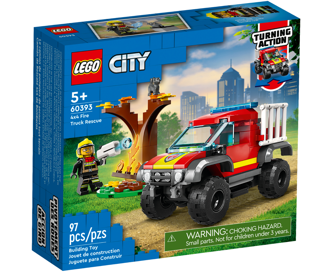 City 4x4 Fire Truck Rescue Ages 5 Playful Minds