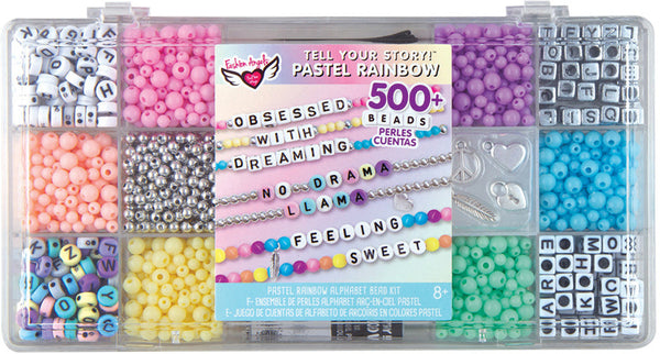 F. Angels: Alphabet Bead Case: Pastel/Metallic - Ages 8+